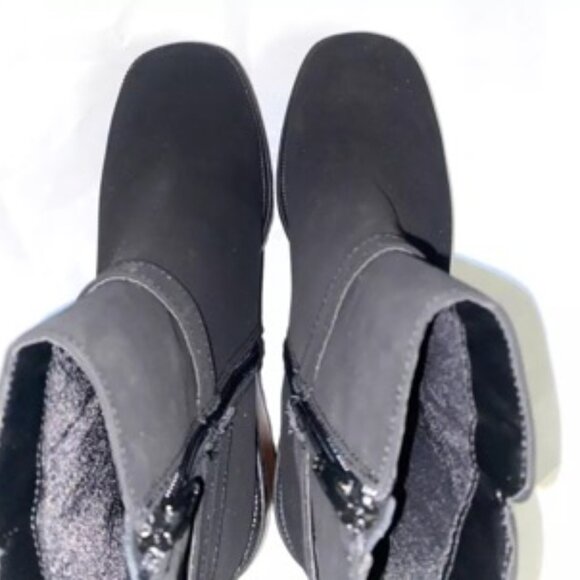 Bamboo Affirm Lug Sole Bootie Women's Boot Black Size 8 - Picture 7 of 7